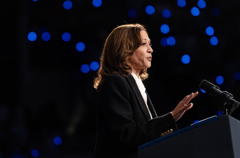 Vice President Kamala Harris is fighting against the drift of working-class voters toward Donald J. Trump.